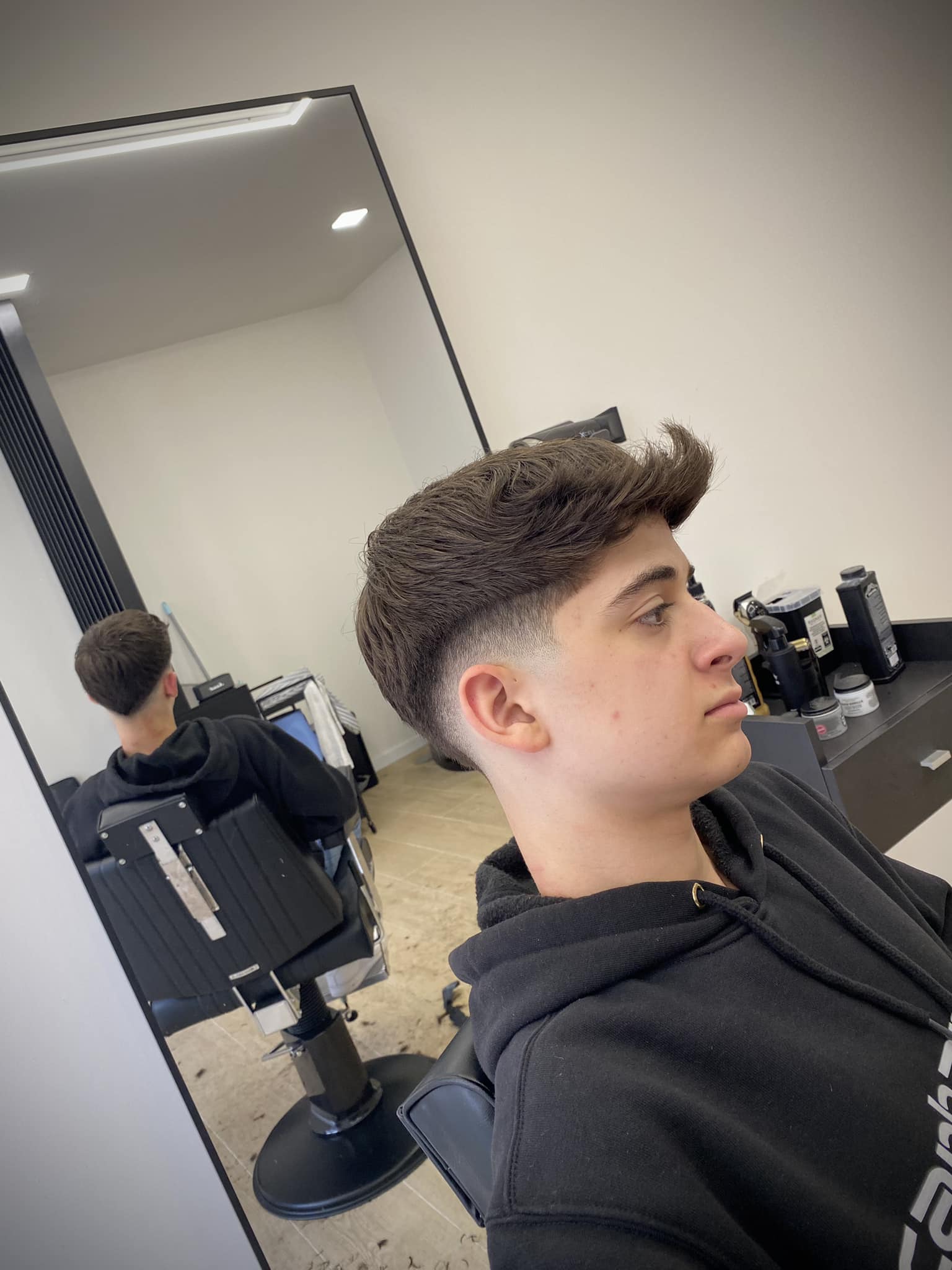 corte somente laterais